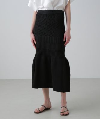 アドーアニットスカート（38）M 新品 ADORE(アドーア)の◇パターンニットスカート通販 | 集英社HAPPY