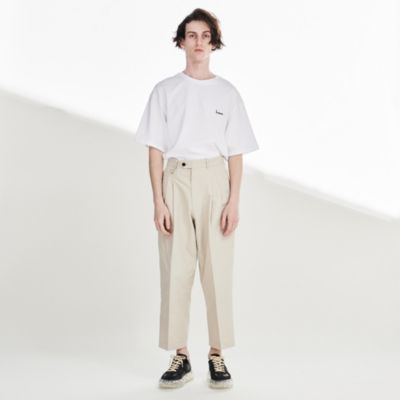 LOWNN ”Wide Pants” Double Pleated Trousers