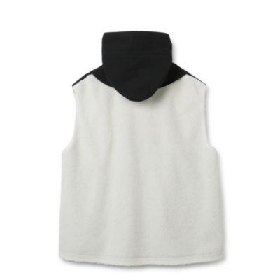 VACHEMENT(ヴァシュモン)のボア×リサイクルシェルタフタベスト