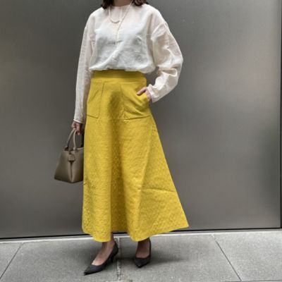 Room no.8 BLACK(ルームエイトブラック)のニットフレアスカート通販