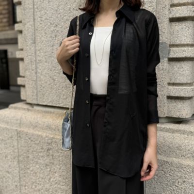 新品タグ付madisonblueローカラーマダムシャツ MADISONBLUE×eclat(マディソンブルー×エクラ)の【復刻別注】ロー