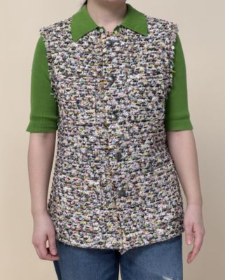 COOHEM(コーヘン)のKASURI MIX TWEED V／T通販 | 集英社HAPPY PLUS STORE