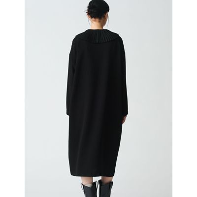 mizuiro ind(ミズイロインド)のプリーツカラーワンピース通販