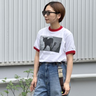 JANE SMITH:NINE LIVES リンガー TEE JANE SMITH:NINE LIVES リンガー TEE（Tシャツ/カットソー