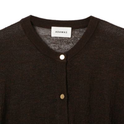 ADAWAS(アダワス)のSEMI－SHEER CARDIGAN通販 | 集英社HAPPY PLUS STORE
