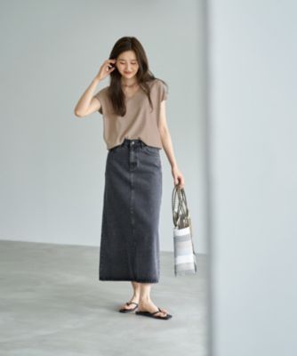 STYLE DELI(スタイルデリ)のサラッと涼しい薄手なVネックニット