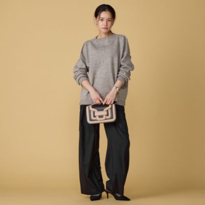 Le Tricoteur(ル・トリコチュール)のOFF SHOULDER CROPPED GUERNSEY