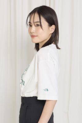 モデル身長:164cm/ホワイト×グリーン/着用サイズ:L