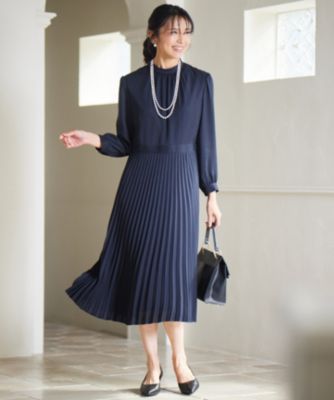 23区 【洗える】クリスタルアムンゼン ワンピース　48 23区(ニジュウサンク)の【洗える】クリスタルアムンゼン