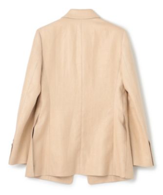 近年モデル♡ベイジ ストレッチ テーラードジャケット L ゴールドライン BEIGE，(ベイジ)の【VERY 6月号掲載】 BRICE / テーラード