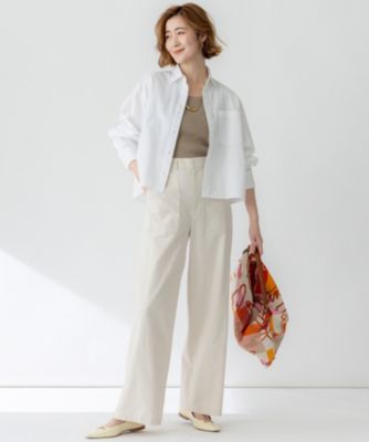 23区 L(ニジュウサンク エル)の【CLASSY.掲載】コットンリブ タンク