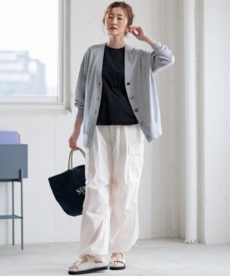 専用　23区　ミリタリーストレッチタフタ カーゴパンツ　44 SLOW/好評につき新色追加】ミリタリーストレッチタフタ カーゴ