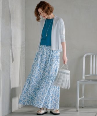 23区　【SLOW/一部店舗限定】ボタニカルプリント スカート 38 新品　今期 23区(ニジュウサンク)の【SLOW/一部店舗限定】ボタニカル