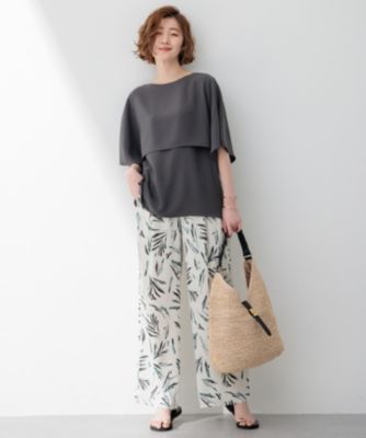 23区 L(ニジュウサンク エル)の【洗える】ストレッチジョーゼット