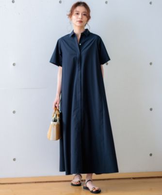 【23区】シャツ　ワンピース 23区(ニジュウサンク)の【CLASSY.コラボ】ビスチェコンビ シャツ