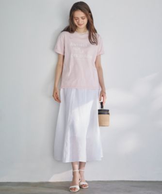 23区(ニジュウサンク)の【洗える】LIBECOリネン フレアスカート