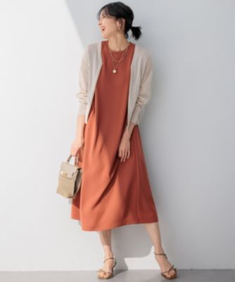【洗える】ストレッチジョーゼット ワンピース 洗える】ストレッチジョーゼット ワンピース（ワンピース）｜23