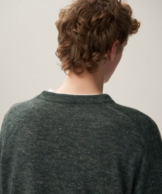 ATON(エイトン)のBABY ALPACA LINEN | クルーネックセーター