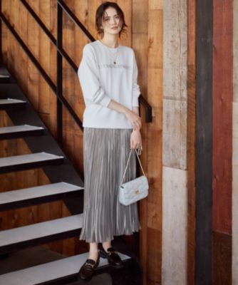 23区(ニジュウサンク)のシャイニー プリーツスカート通販