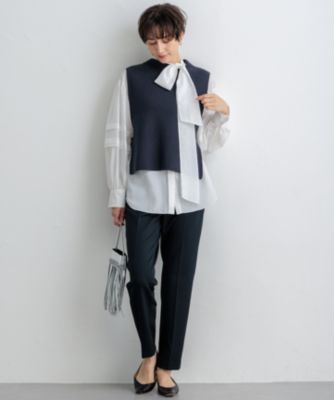 23区(ニジュウサンク)の【洗える】コットンリリー ニットベスト通販