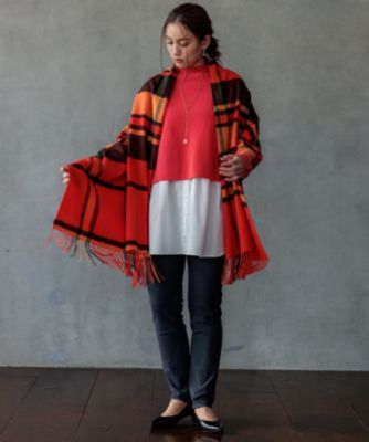 23区(ニジュウサンク)のカシミヤ チェック ストール通販 | 集英社HAPPY