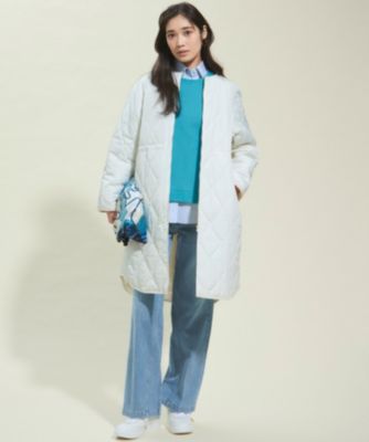 23区(ニジュウサンク)の【洗える/撥水加工】中綿 ロング パディング