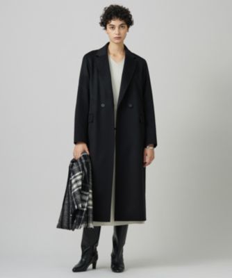 【極美品】ICB ロングチェスターコート　カシミヤ　高級生地  肌触り◎ L ICB L(アイシービー エル)のピュアカシミヤ チェスターコート