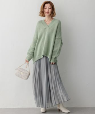 リゼッタ Lisette ノヴェラ バルキーニット バルキールーズVニット[品番：MKSW0053867]｜EMODA（エモダ）の