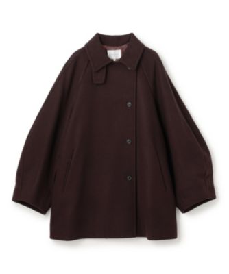 BEIGE，(ベイジ)のGABELLE / ミドル丈スタンドカラーウールコート通販