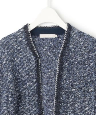 新品未使用　ICB デニムライクツイードニットジャケット　続続最後から二番目の恋 ICB(アイシービー)の【ドラマ「続・続・最後から二番目の恋」着用