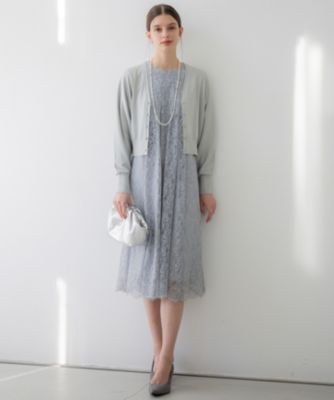 タグ付き【APPLAUDIR】ブライトフラワーレース ドレス　小さいサイズ32 APPLAUDIR】ブライトフラワーレース ドレス