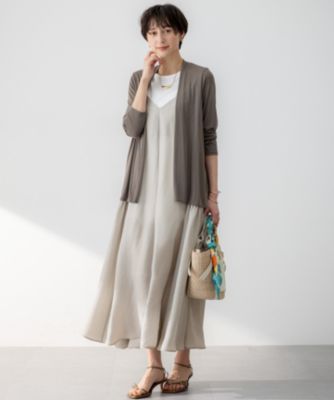 23区(ニジュウサンク)の【接触冷感性】フィブリルツイル キャミソール