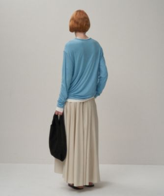 ATON(エイトン)のMODAL SILK JERSEY | クルーネックプルオーバー通販