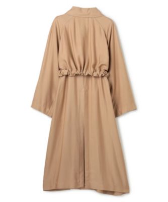 BEIGE ベイジ　ORCHID / コート　美品　LEEマルシェ CINDY ／ ノーカラーロングジャケット