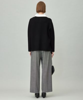 【ICB】シンセティックダブルフェイス ニットプルオーバー【Sサイズ】 ICB（アイシービー） ニット セーター シンセティックダブルフェイス