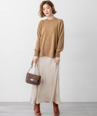 タグ付✨未使用✨洗える✨ヴィンテージサテン ナロースカート L 23区 L(ニジュウサンク エル)の【洗える】ヴィンテージダブル