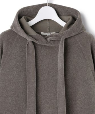 23区(ニジュウサンク)の【SLOW/一部店舗限定】ベロア風ニット パーカー