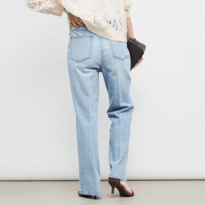 Rie Miller 【RM denim】センタープレスハイウエストデニム Rie Miller（リエミラー）の「センタープレスハイウエストデニム