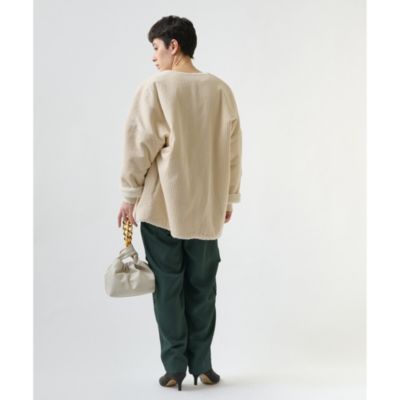 Whim Gazette(ウィム ガゼット)のボアリバーシブルブルゾン通販