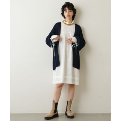 whim gazette タックボリュームワンピース Whim Gazette(ウィム ガゼット)のタックボリュームワンピース