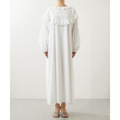 whim gazetteフリルシャツワンピース フリルシャツワンピース | Whim Gazette(ウィム ガゼット