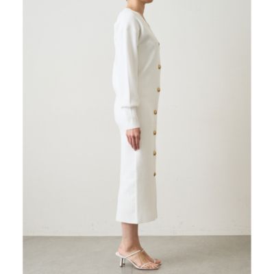 Whim Gazette(ウィム ガゼット)のロングニットカーディガン通販