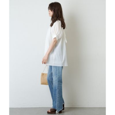 Whim Gazette - 本日値下未使用に近い ウィムガゼットギャザーネックブラウス(2WAY)サンプル品 Whim Gazette(ウィム ガゼット)のギャザーネックブラウス通販