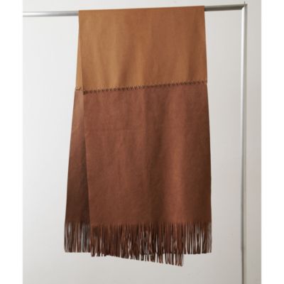 美品　ウィムガゼット　ビッグウールストール　マフラー　大判　ホワイト　フリンジ ビッグウールストール | Whim Gazette(ウィム ガゼット)レディース