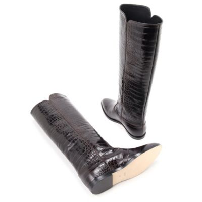 未使用新品Whim Gazette：2.718 ラウンドロングブーツ　ベージュ Whim Gazette/ウィム ガゼット｜『2.718 (ニーテンナナイチハチ