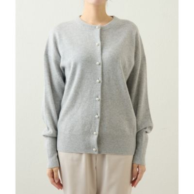 Whim Gazette カシミヤ混 ボタンカーディガン Whim Gazette 33,000円23A/Wカシミヤ混ボタンカーディガン