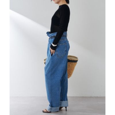 フロッキーバックシャンカットソー Whim Gazette(ウィム ガゼット)のフロッキーバックシャン