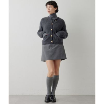 Whim Gazette(ウィム ガゼット)のウールギャバミニスカート通販