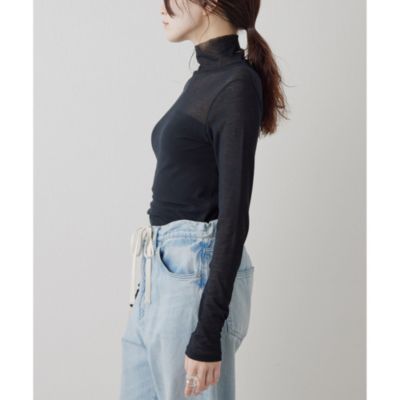 専用です！新品✨ウィムガゼット シアータートルネックプルオーバー 定価1.7万 シアータートルネックプルオーバー | Whim Gazette(ウィム