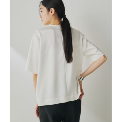 Whim Gazette(ウィム ガゼット)のサテンTEEブラウス通販